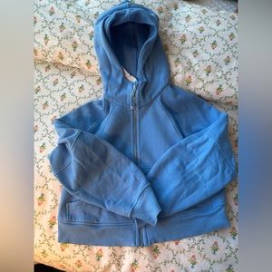 Lululemon Full-Zip Scuba Hoodie in Aero Blue
